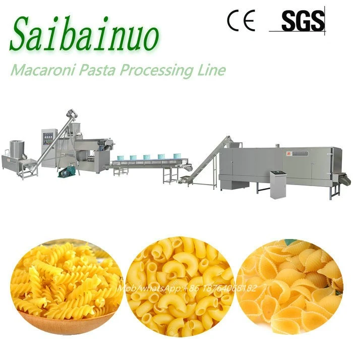 Italian Pasta Product Line Macaroni Making Machine
